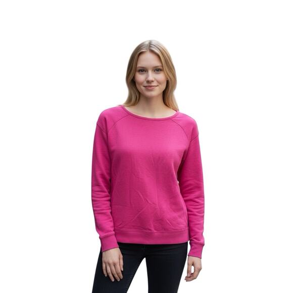 Sweaty Betty After Class Sport French Terry Pullover Sweater Tayberry Sz Medium - Picture 1 of 7